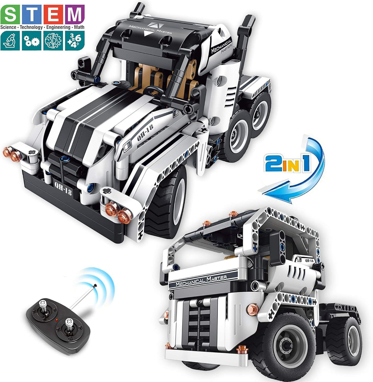 2 in 1 Remote Control Building Toys S169145