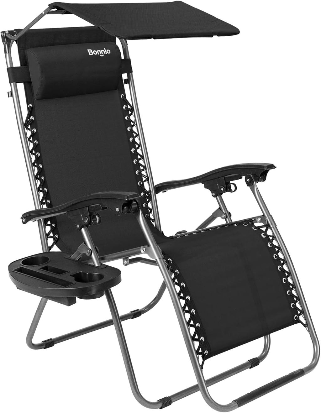 Zero Gravity Chair with Canopy and Cup Holder X19105
