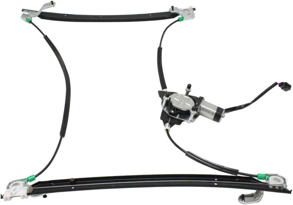 Front Window Regulator with Motor Driver Side K1038