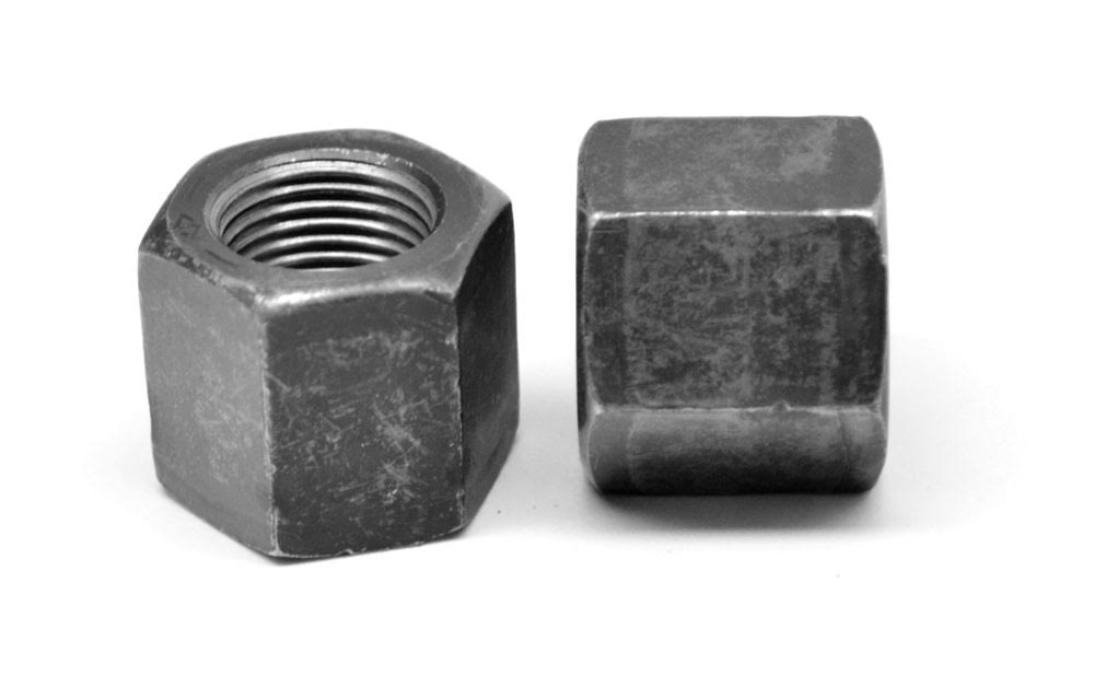 22-18 Coarse Thread Grade 8 Hex Nut Medium Carbon Steel Black Oxide Z949056