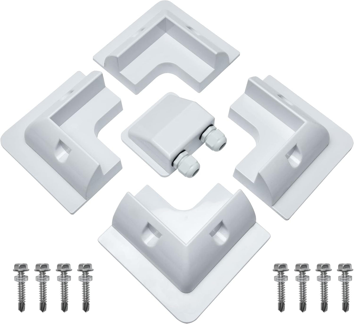 Solar Panel Mounting Bracket ABS Corner Brackets Pack of 2 A63177