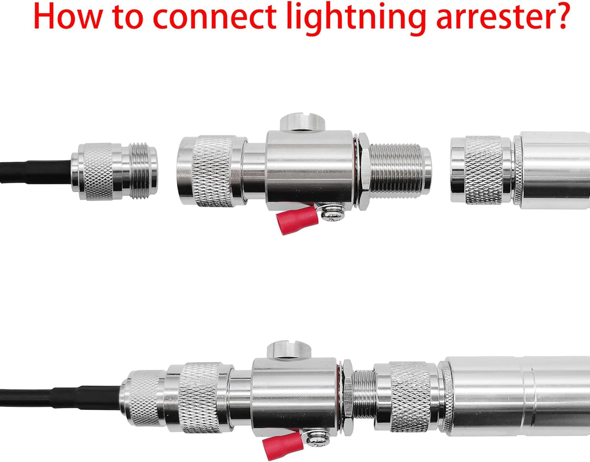 12dBi LoRa Gateway Antenna with 3.3ft N-Female to SMA-Male Extension Cable D676