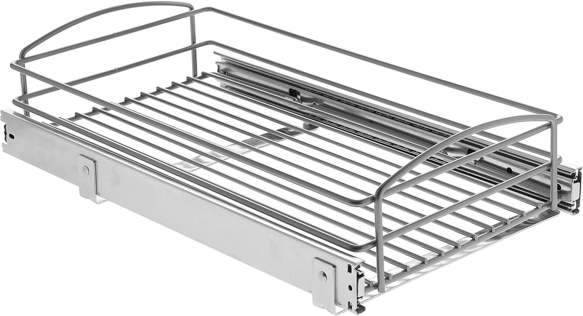 Silver Pull Out Cabinet Organizer R882687