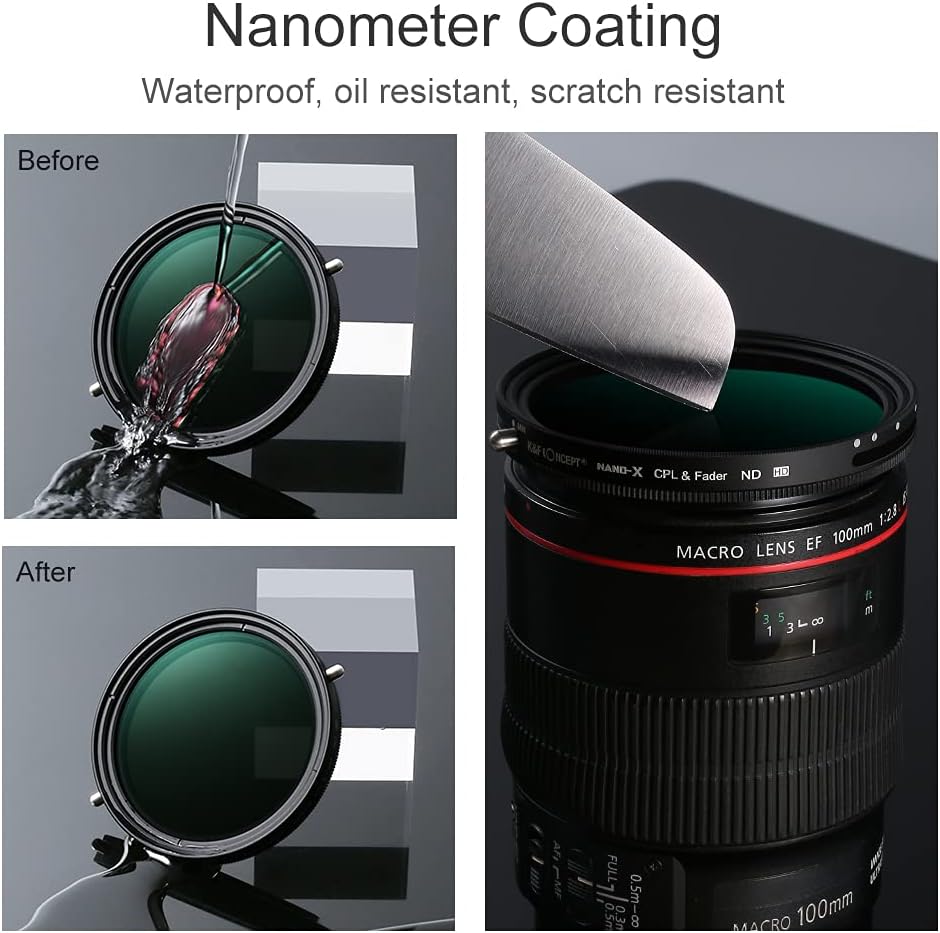 52mm Variable ND and CPL Filter 2 in 1 V456150