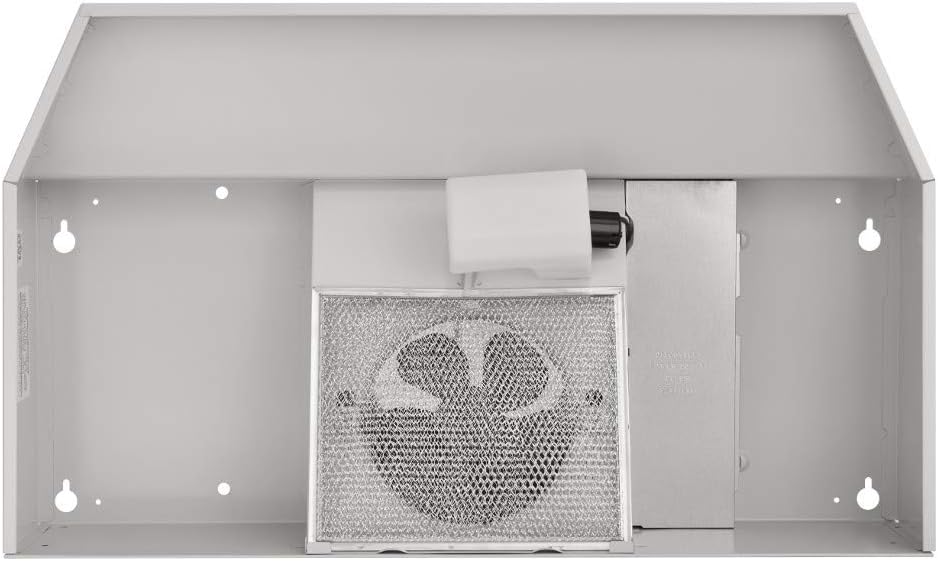 White Range Hood Insert with Light S6502