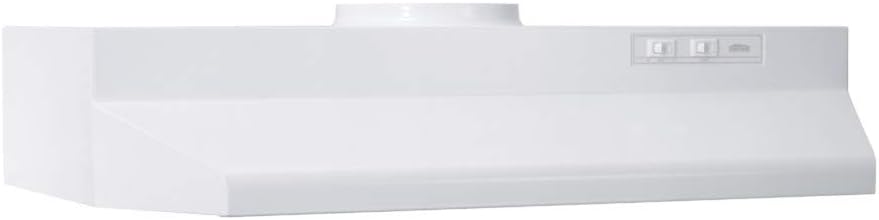 White Range Hood Insert with Light S6502