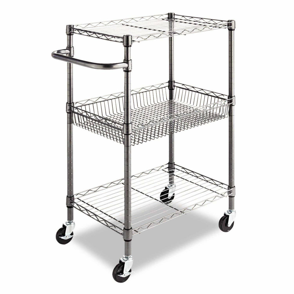 3-Tier Wire Rolling Cart A8689