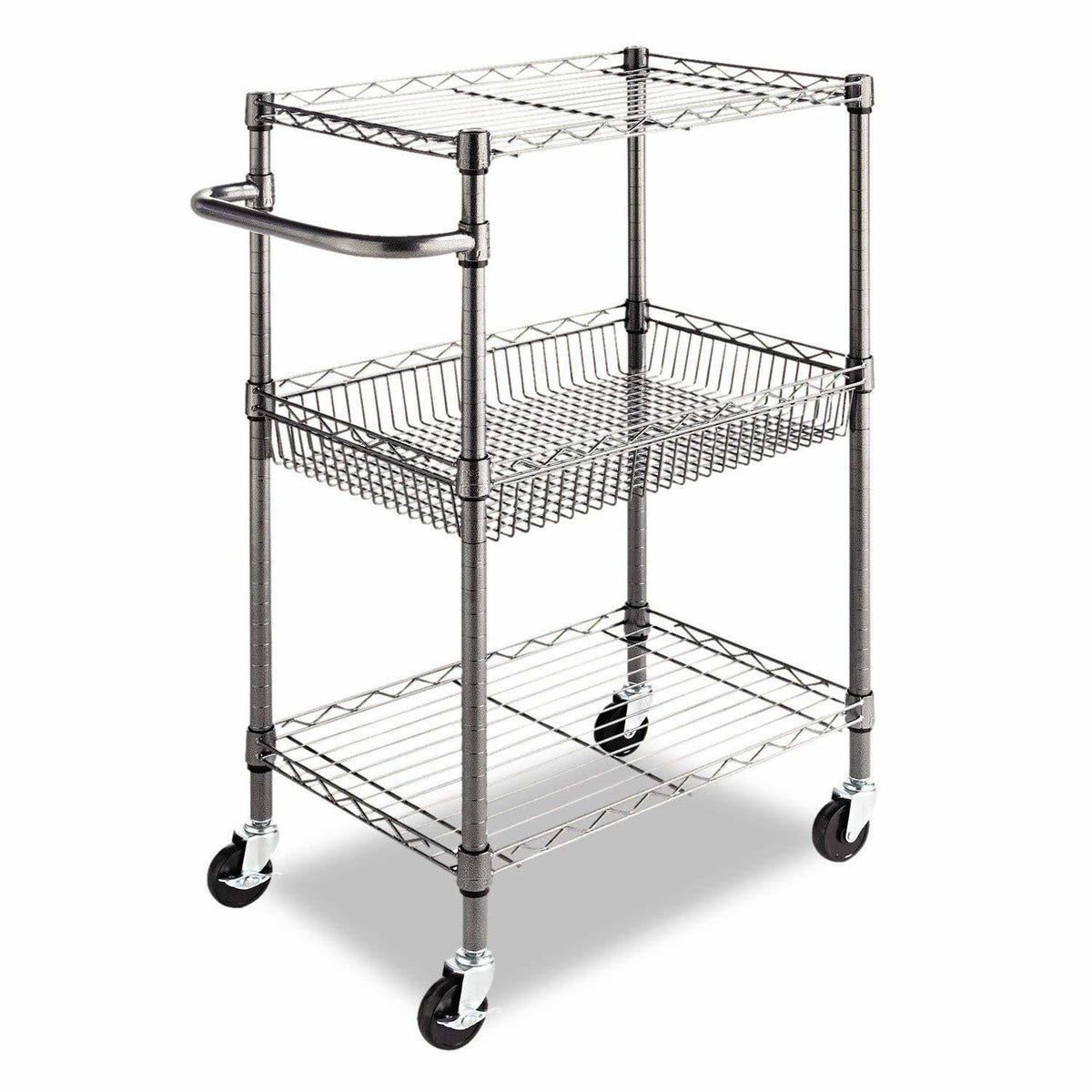 3-Tier Wire Rolling Cart A8689
