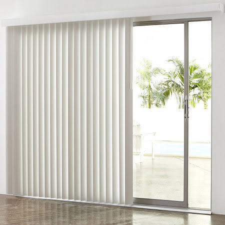 White 3½ Vertical Blinds 78W x 84L I277