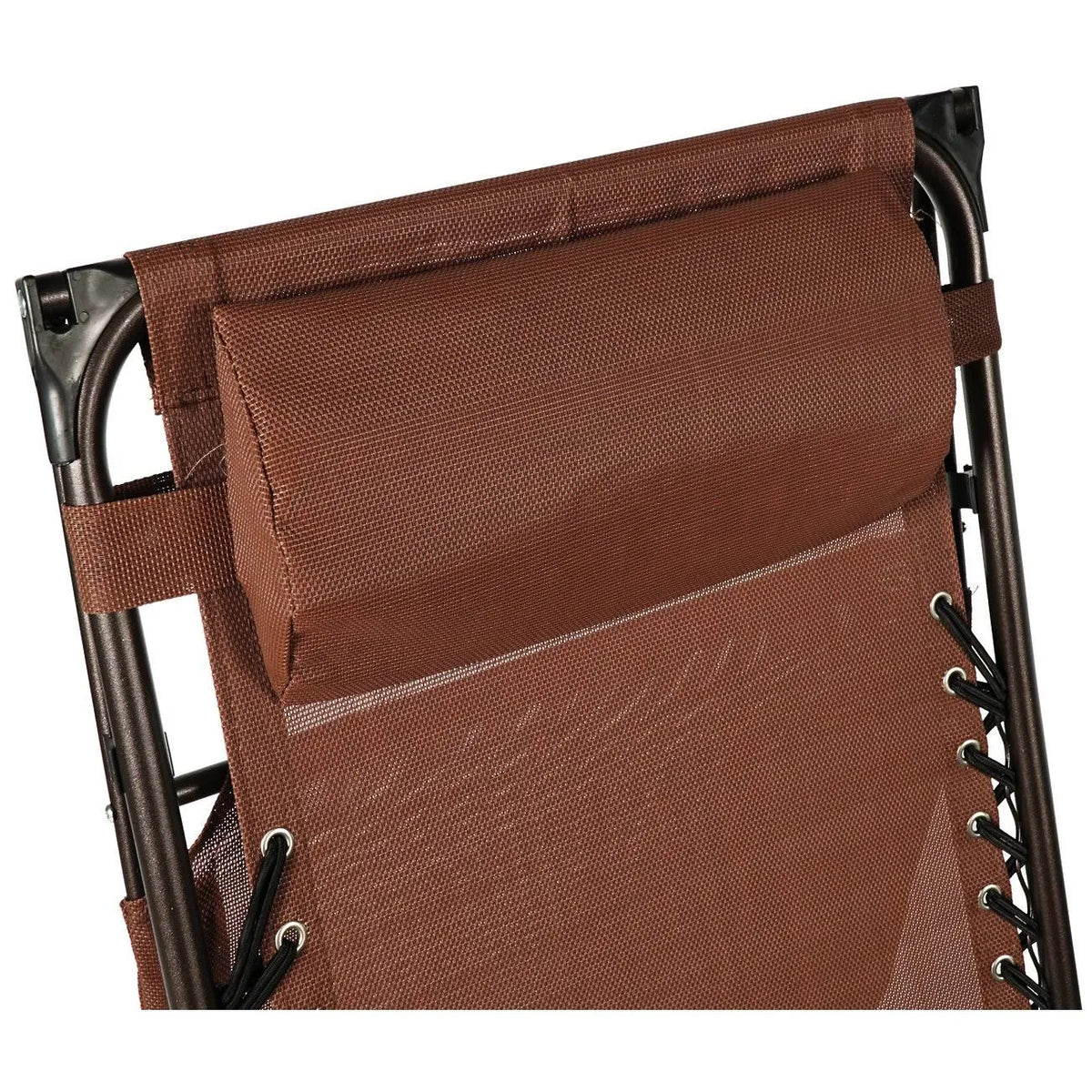 Zero Gravity Folding Chair with Canopy Brown Z481