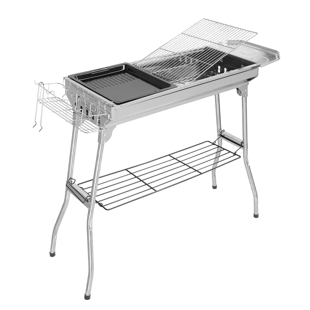 39'' Stainless Steel Charcoal Grill B74414
