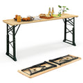 5.5 Ft Folding Wood Picnic Table H26841