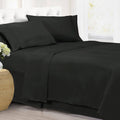Black Microfiber Sheet Set Twin XL D81425