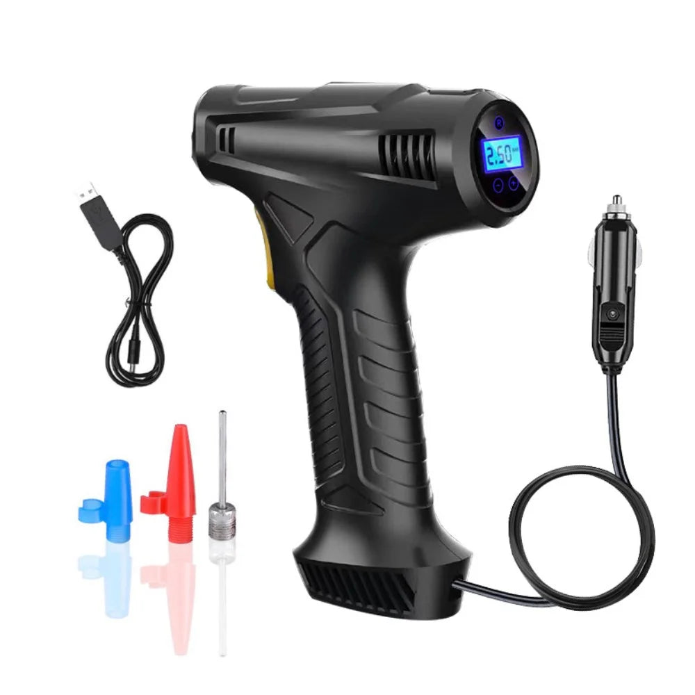 Portable Air Compressor 150 PSI Car Tire Pump O2783