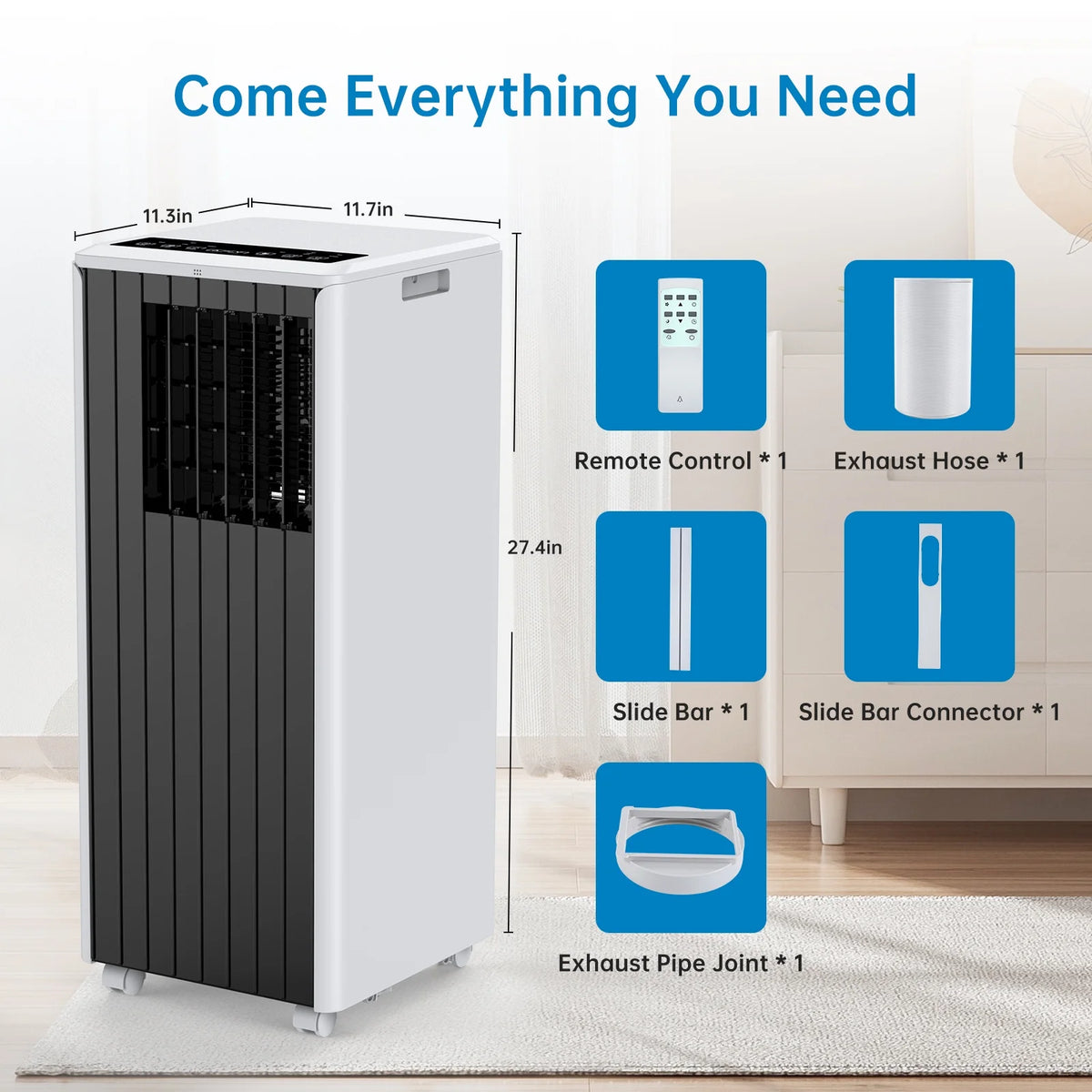 3-in-1 Portable Air Conditioner with Remote I67751