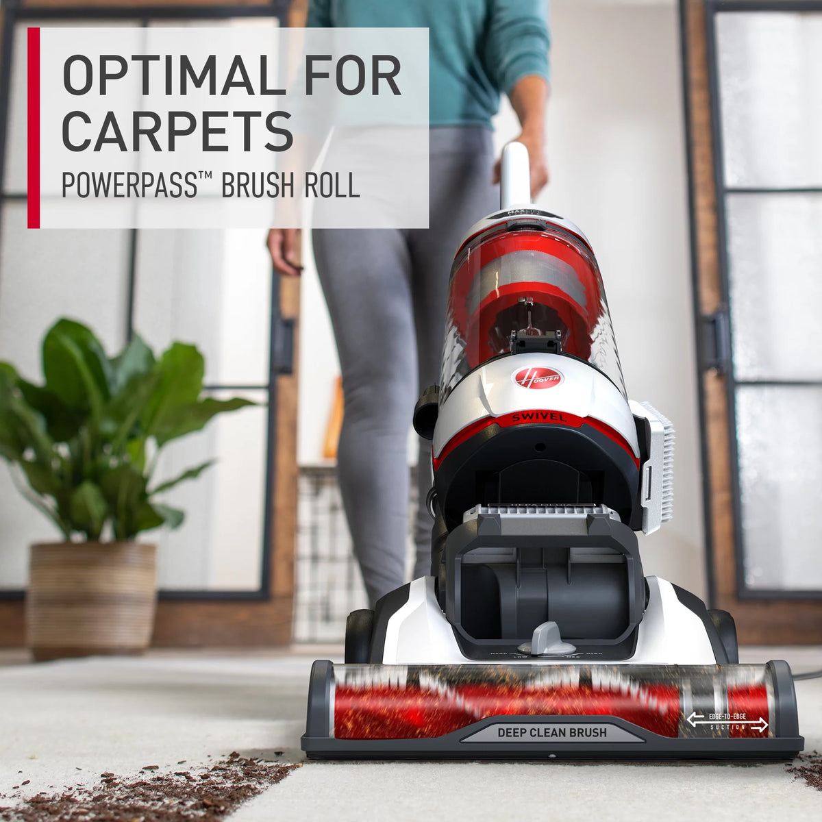 Bagless Upright Vacuum Cleaner with HEPA Media Filtration A2057