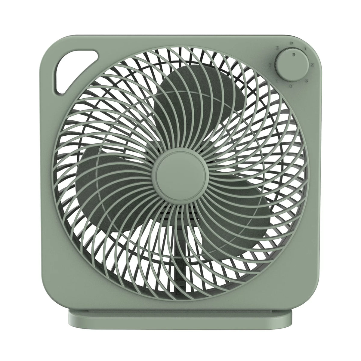 9 inch Box Fan, 3 Speeds, Black L27489