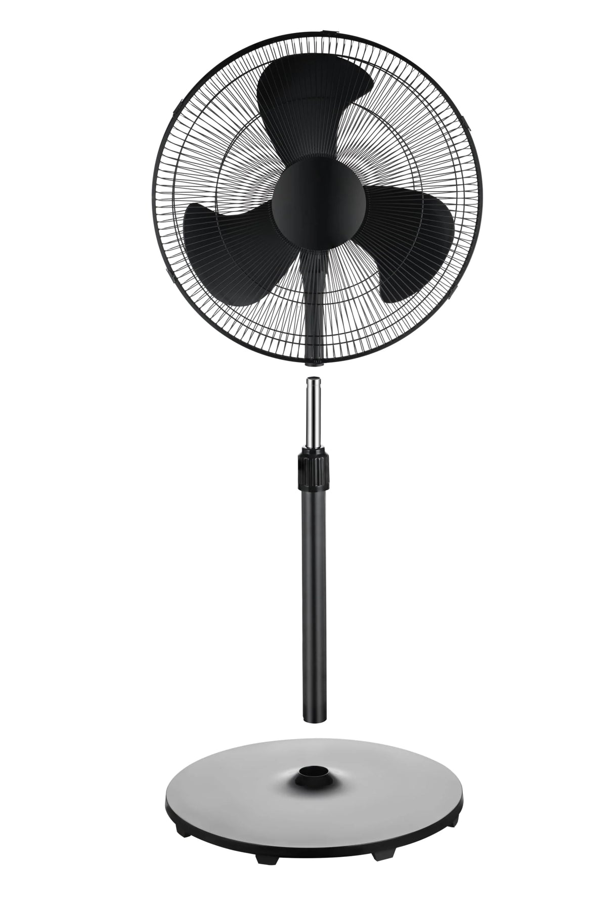 3-Speed Oscillating Pedestal Fan with Tilt Adjustable Head, Black J784182