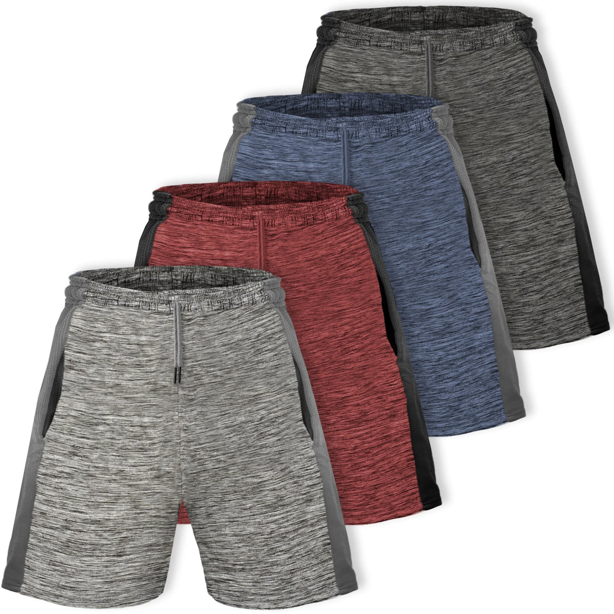 Men's Dry-Fit Athletic Shorts with Two Side Pockets V4895
