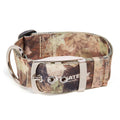 Large Camo Patterned Dog Collar with Metal Clasp S619261