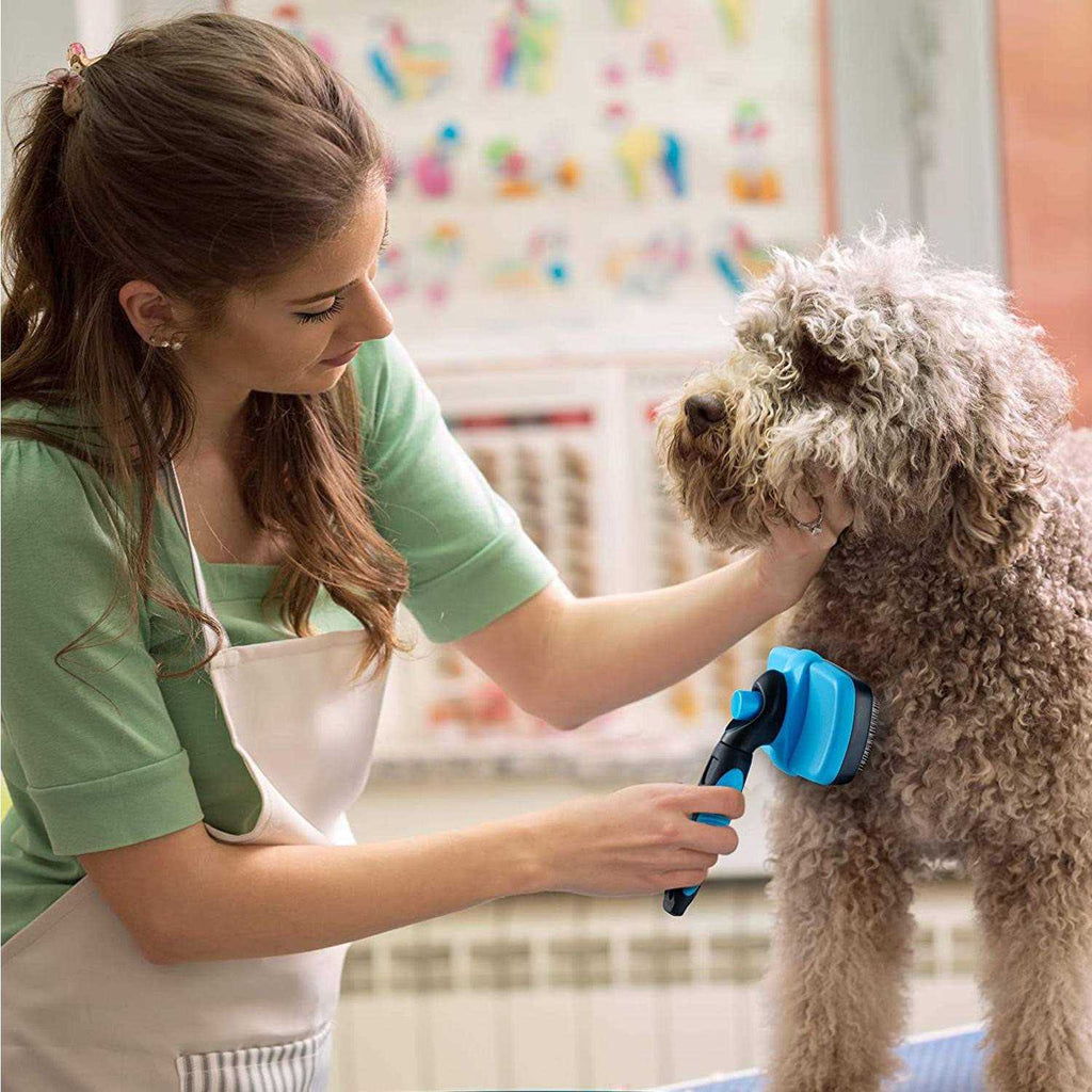 Dog Self Cleaning Slicker Brush U12565