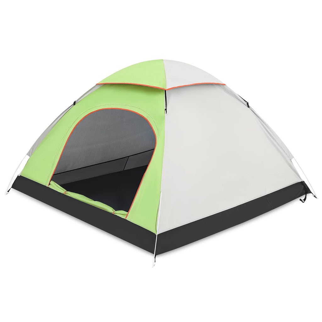 Pop Up Camping Tent with Rain Fly and Carry Bag L2638