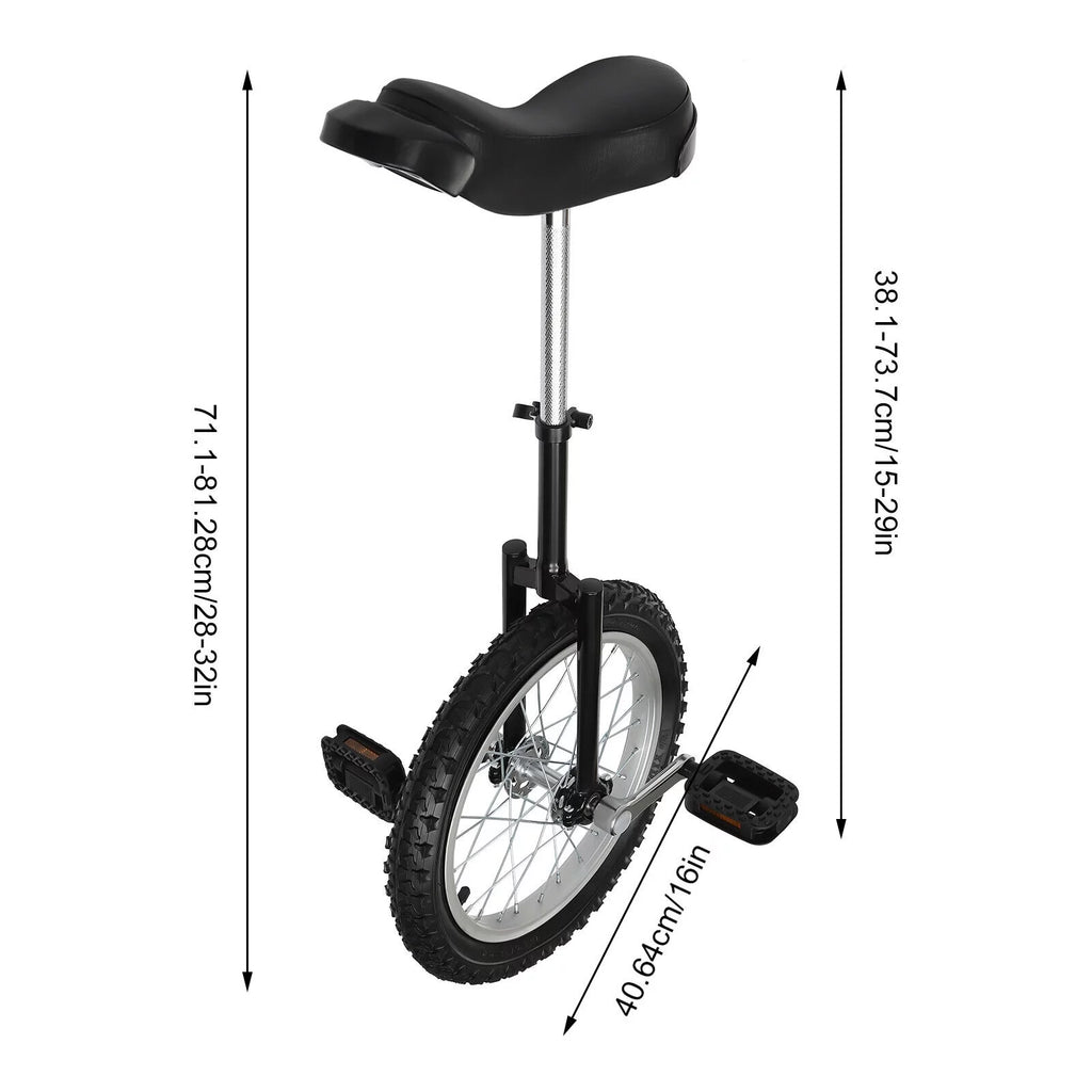 16 Wheel Adjustable Unicycle V9796