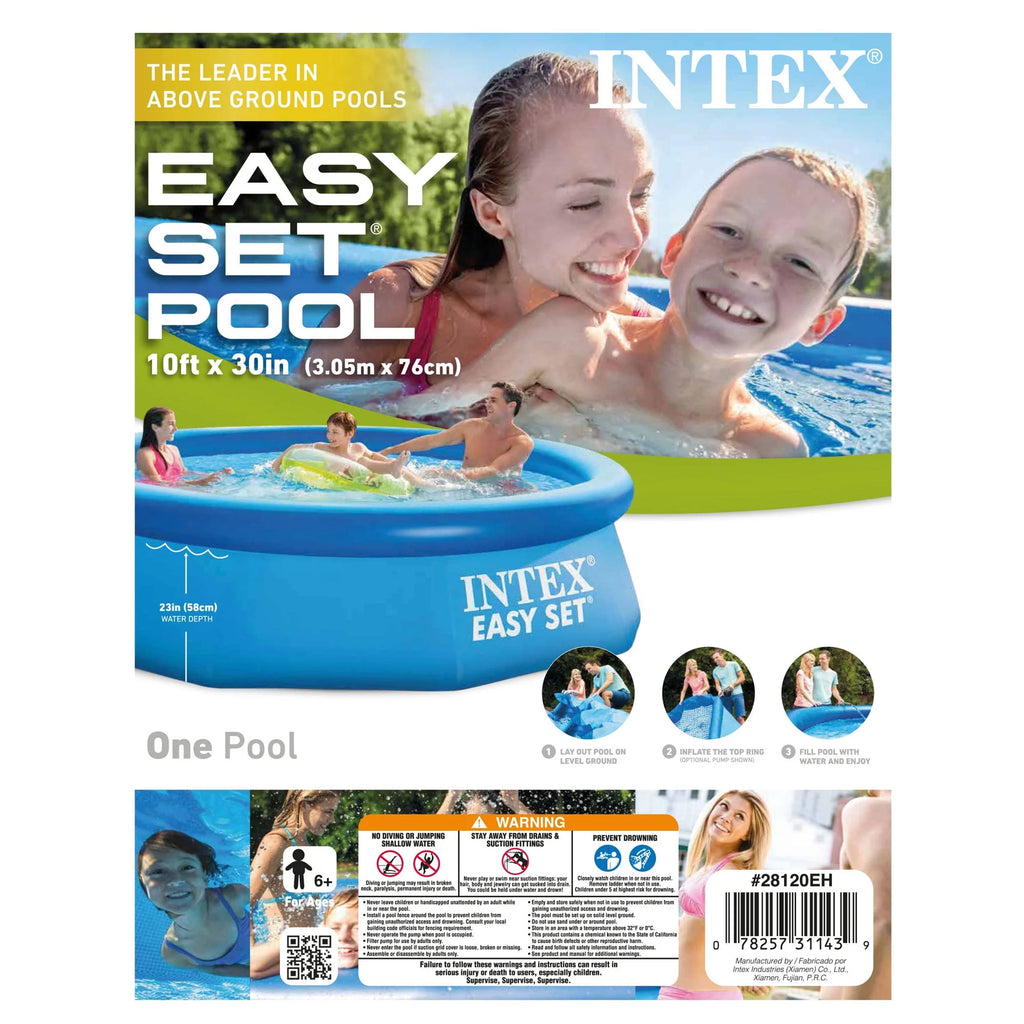 Inflatable Round Swimming Pool & Debris Cover I206392