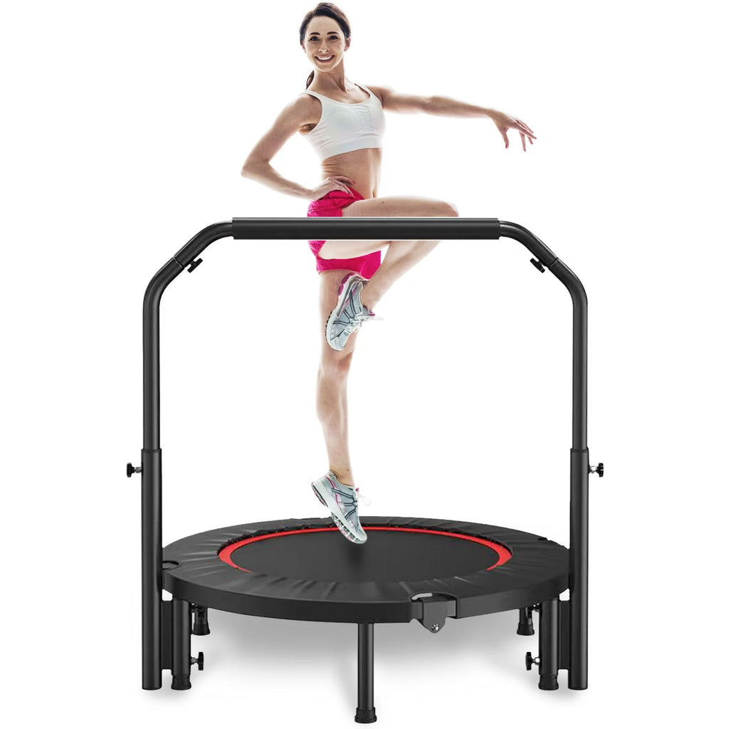 40 Fitness Mini Trampoline with Adjustable Handle C257091