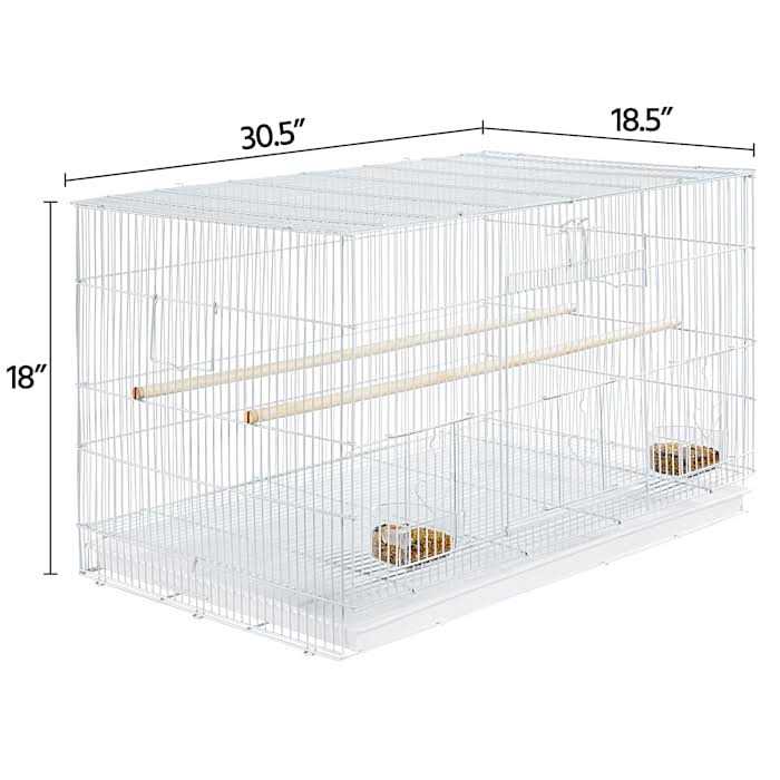 18 Flight Cage with Slide-Out Tray O239308