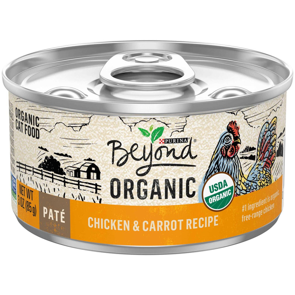 Organic Chicken & Carrot Recipe Pate Cat Food T25786