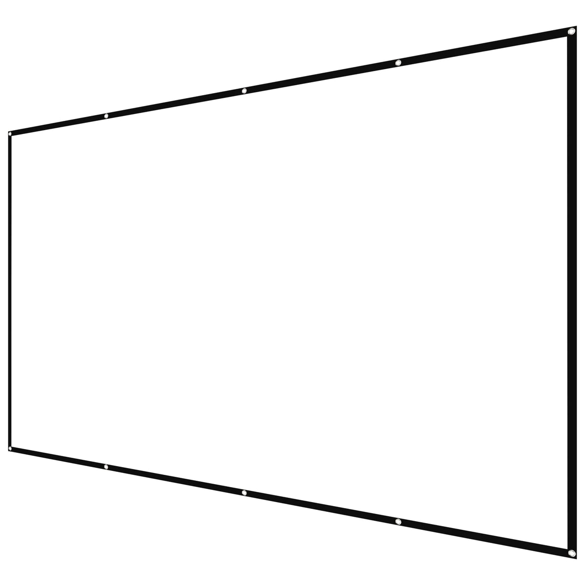 White Indoor/Outdoor Folding Projector Screen H3576