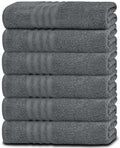 Cotton Bath Towels 24x50 Inch 6 Pack White P26850