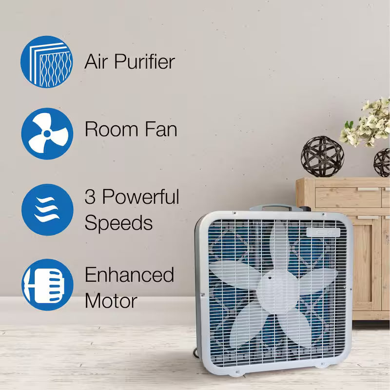 20 in. 3-Speed Air Purifier and Room Fan K41105