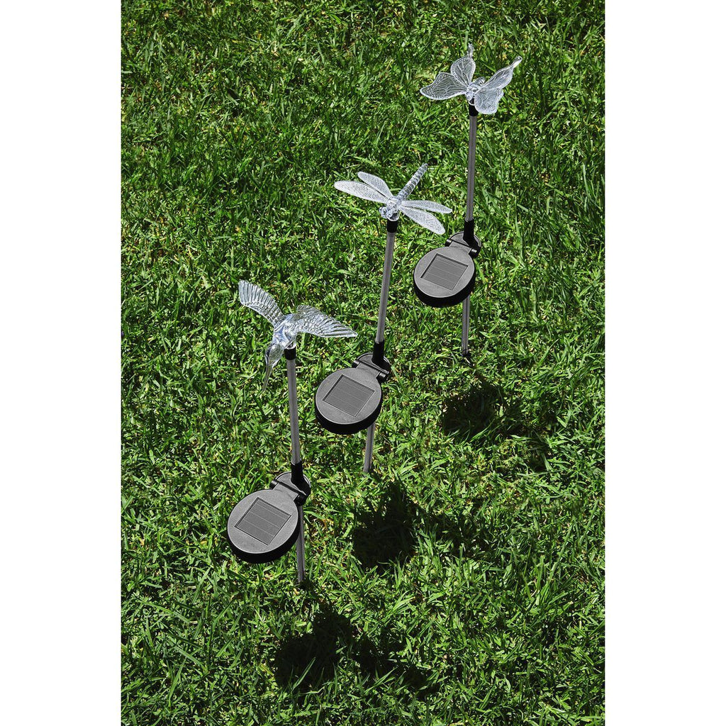 Solar LED Garden Decorative Lights 3-Pack F621969