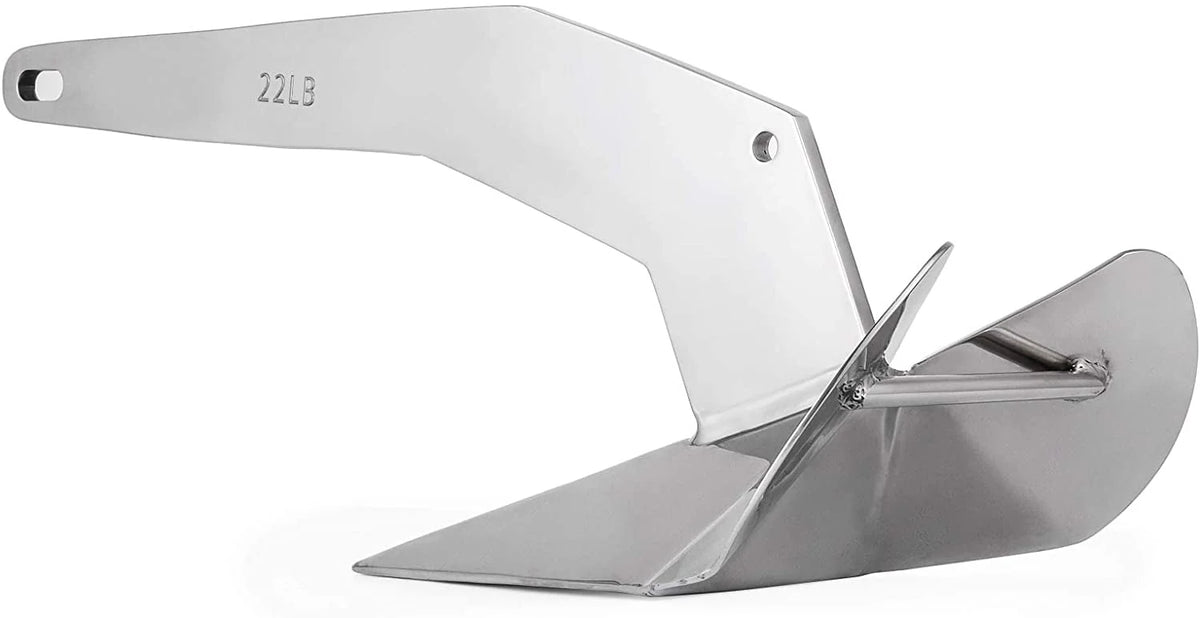 14 lbs Stainless Steel Delta Style Boat Anchor U344920