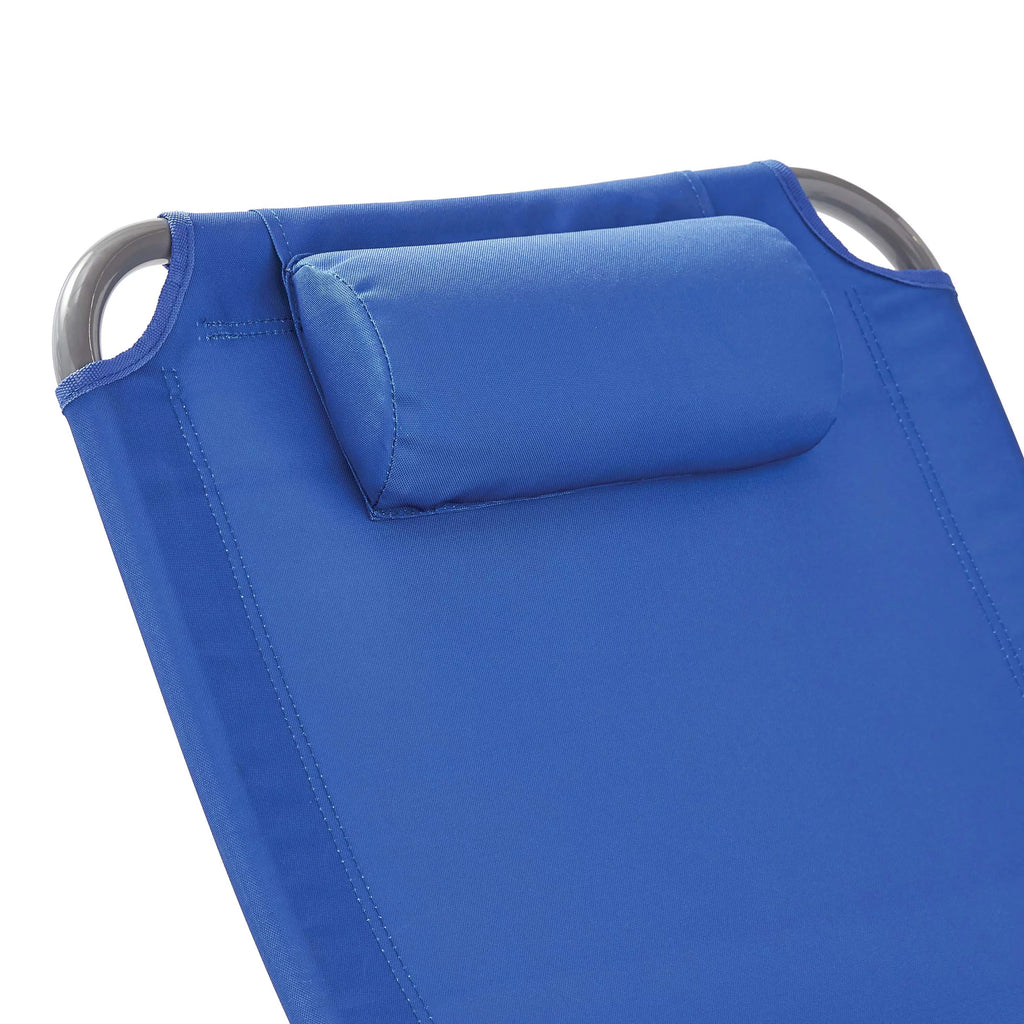 Blue 4-Position Oversize Beach Chair Q190