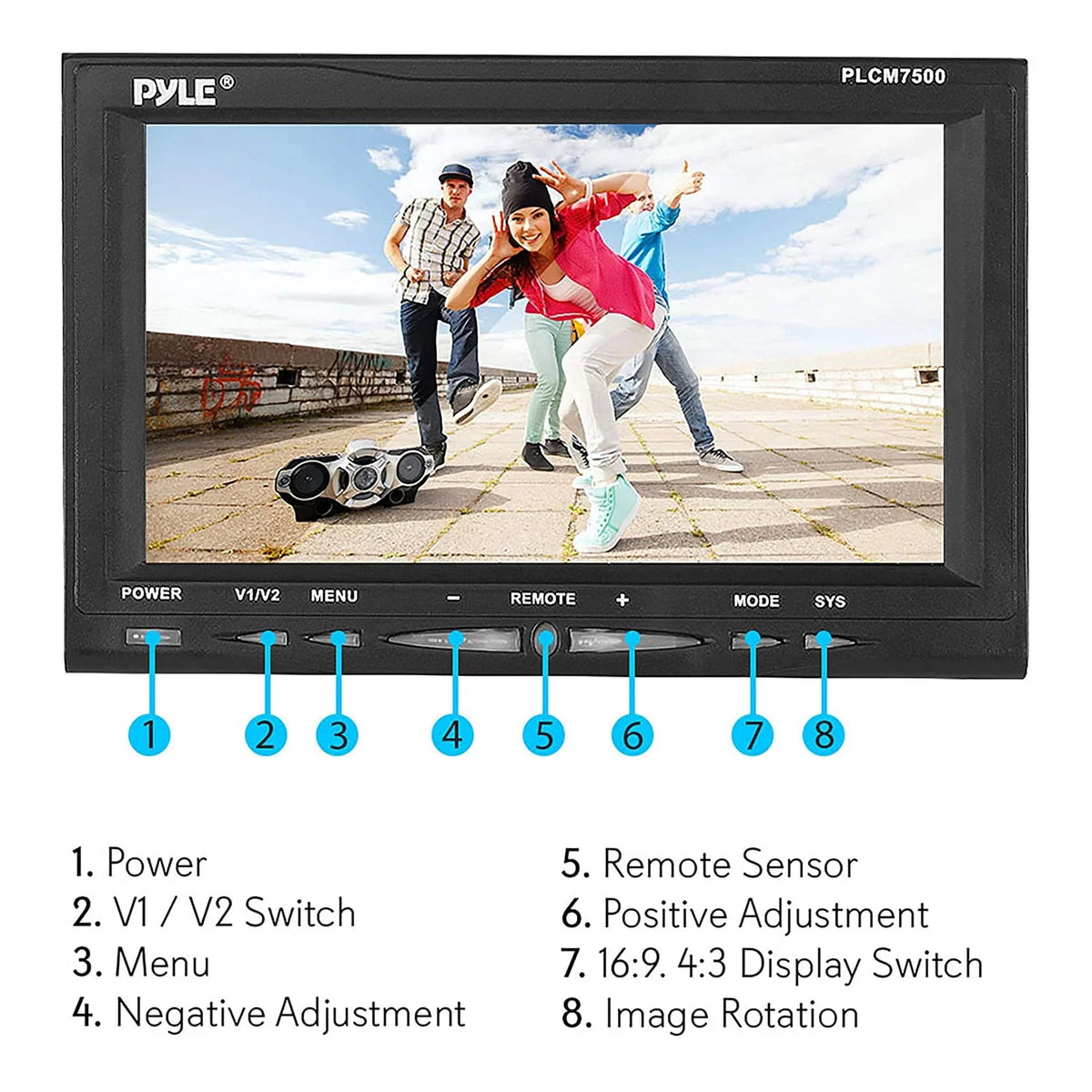 Rearview Car Backup Camera and Monitor B618141