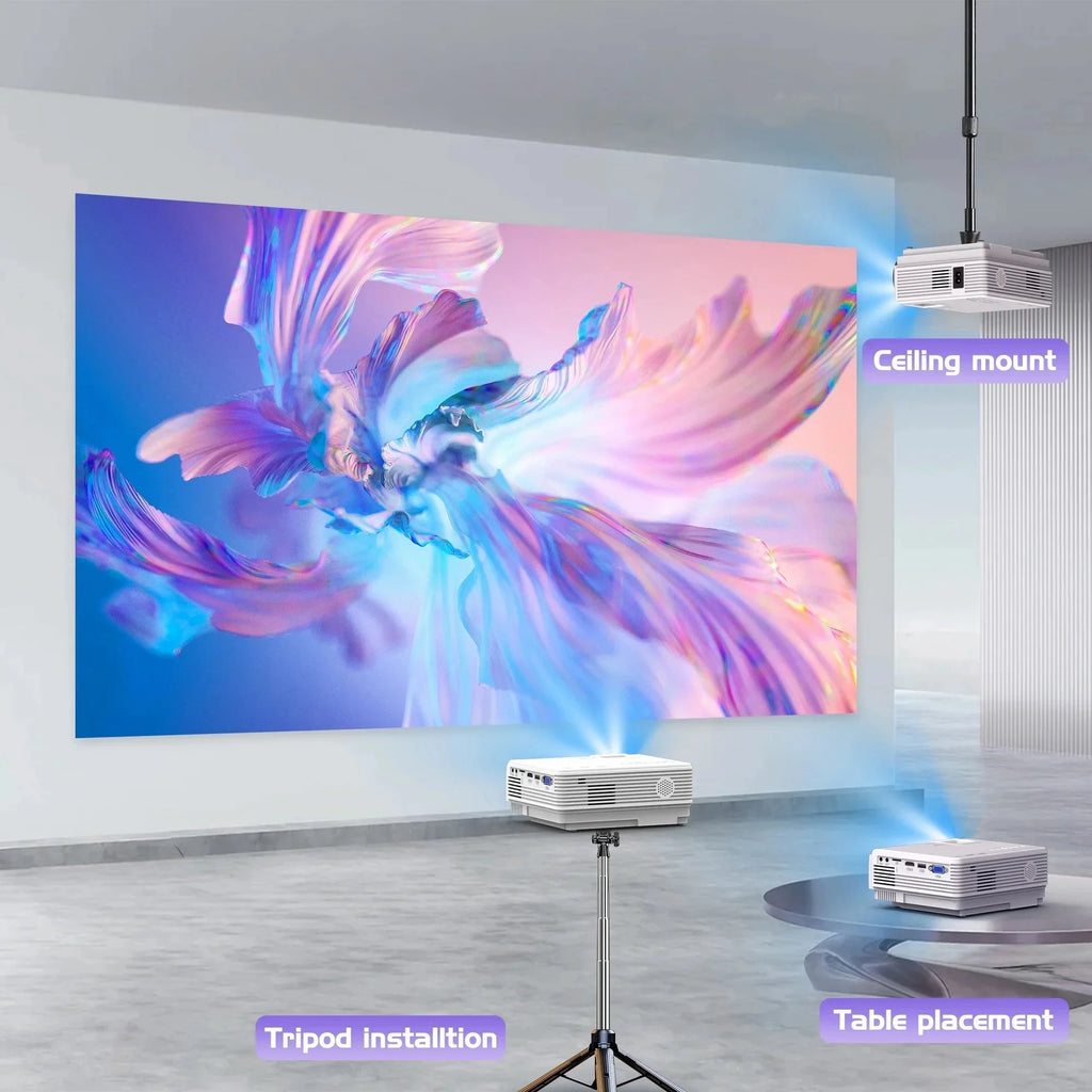 5G WiFi Bluetooth Full HD 1080P Mini Projector E6368