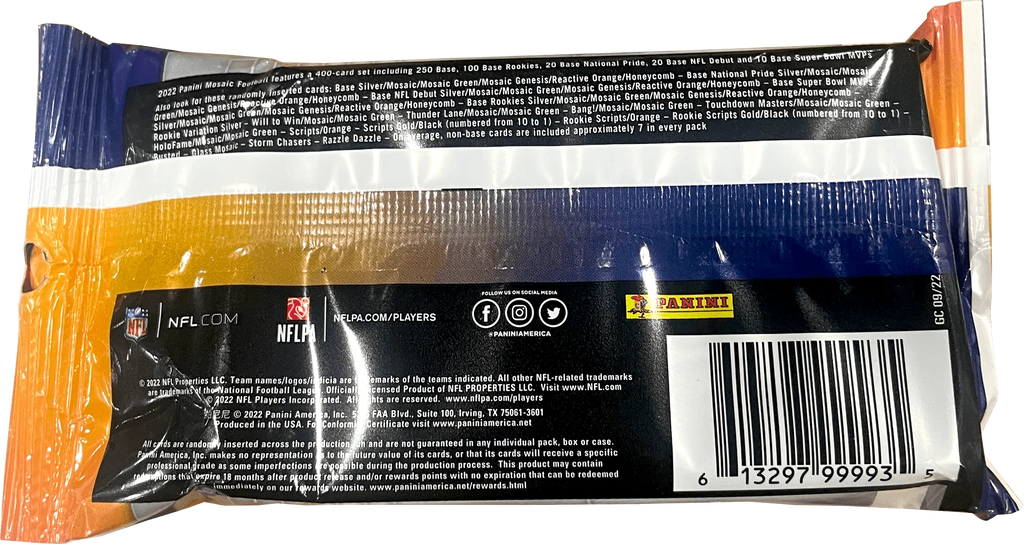 Football Trading Cards Hanger Pack J7192