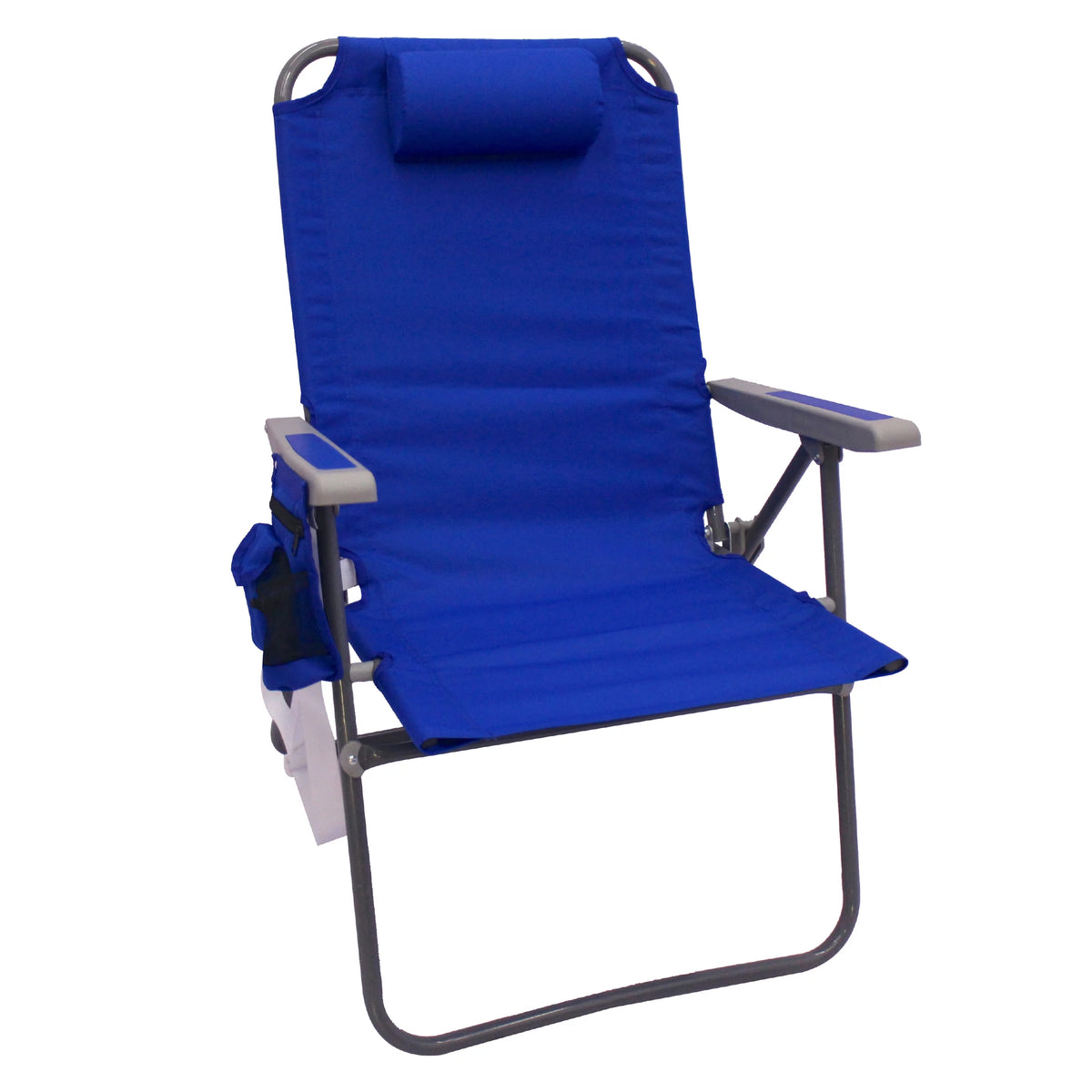 Blue 4-Position Oversize Beach Chair Q190