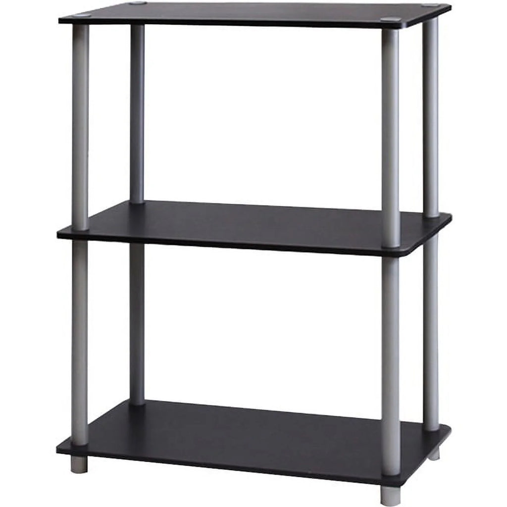 3-Tier Dark Cherry Shelf Display Rack Q3880