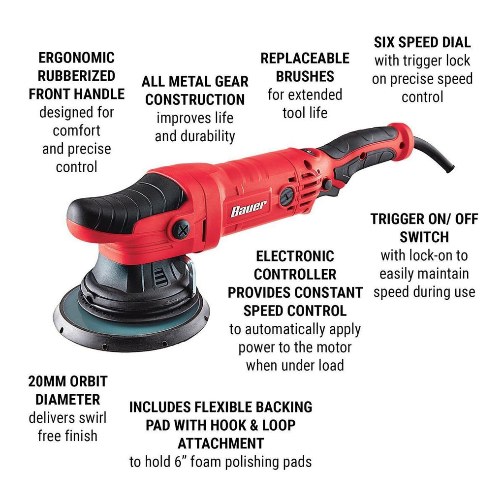 7.5 Amp 6 in. Random Orbit Polisher I237