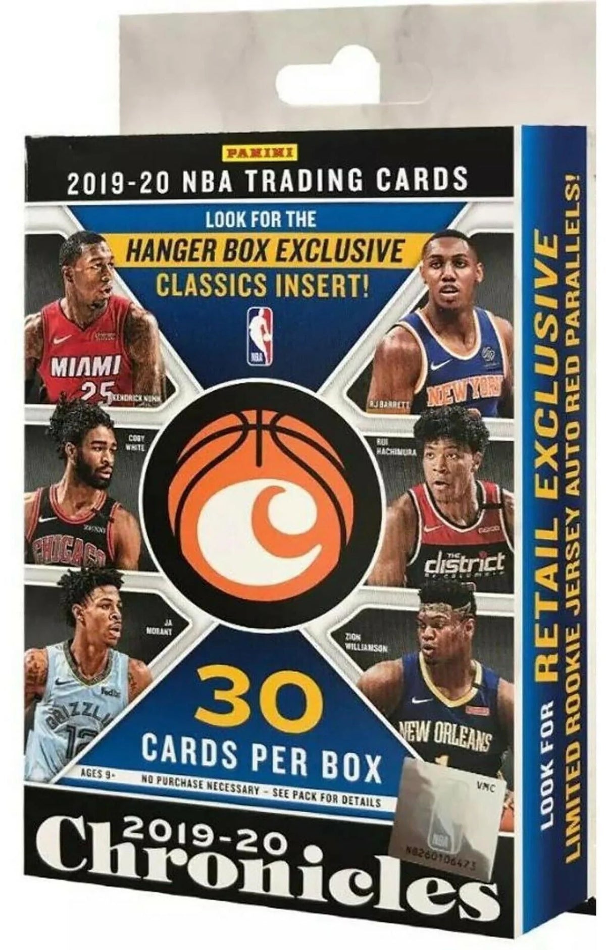 Basketball Trading Cards Hanger Box G52229