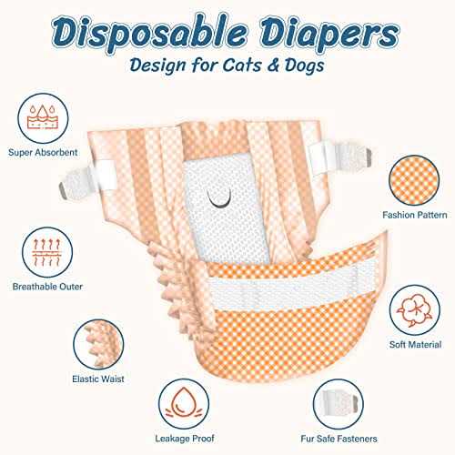 Soft Disposable Female Cat Dog Diapers S743