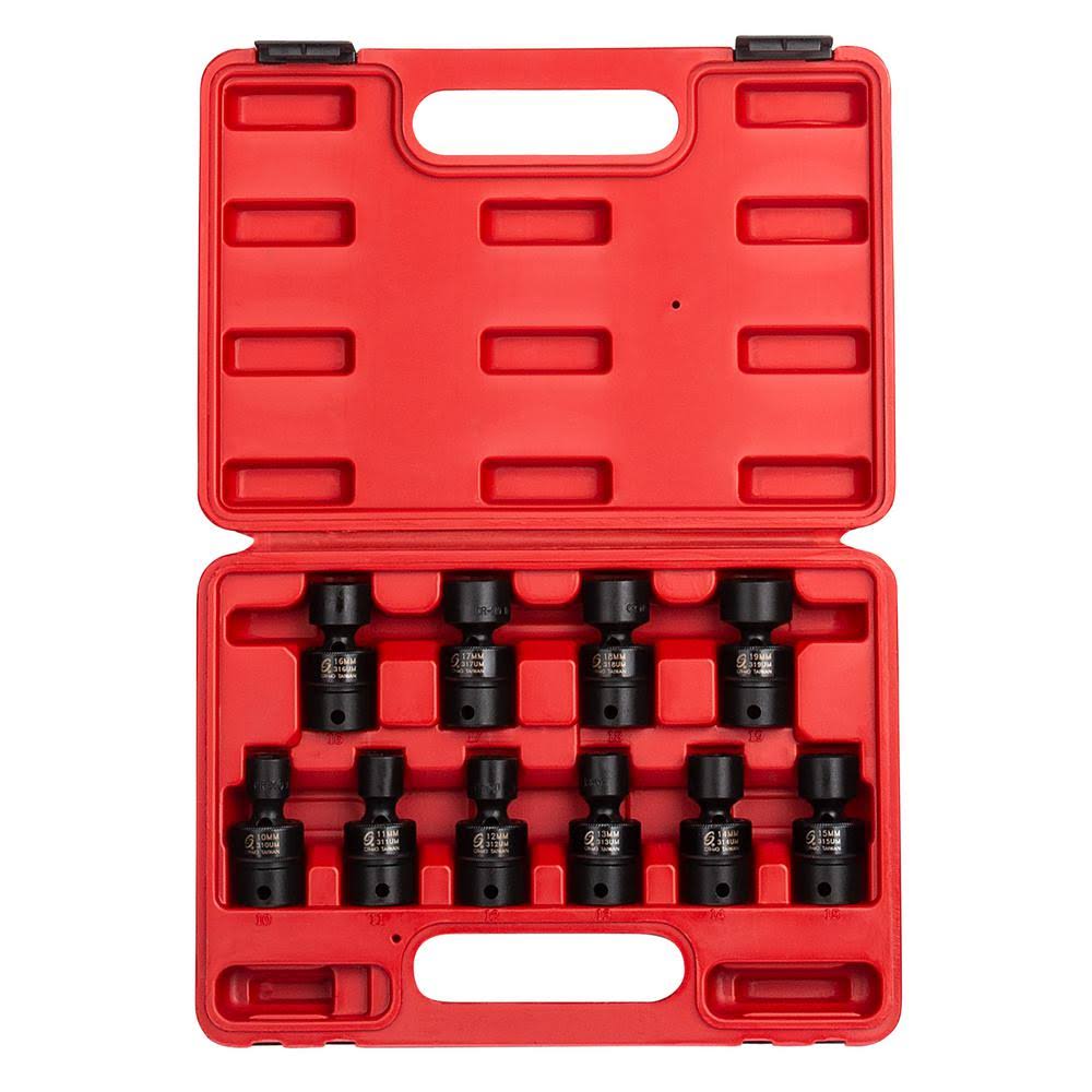 3/8 in. Drive Universal Impact Socket Set 10-Piece W295