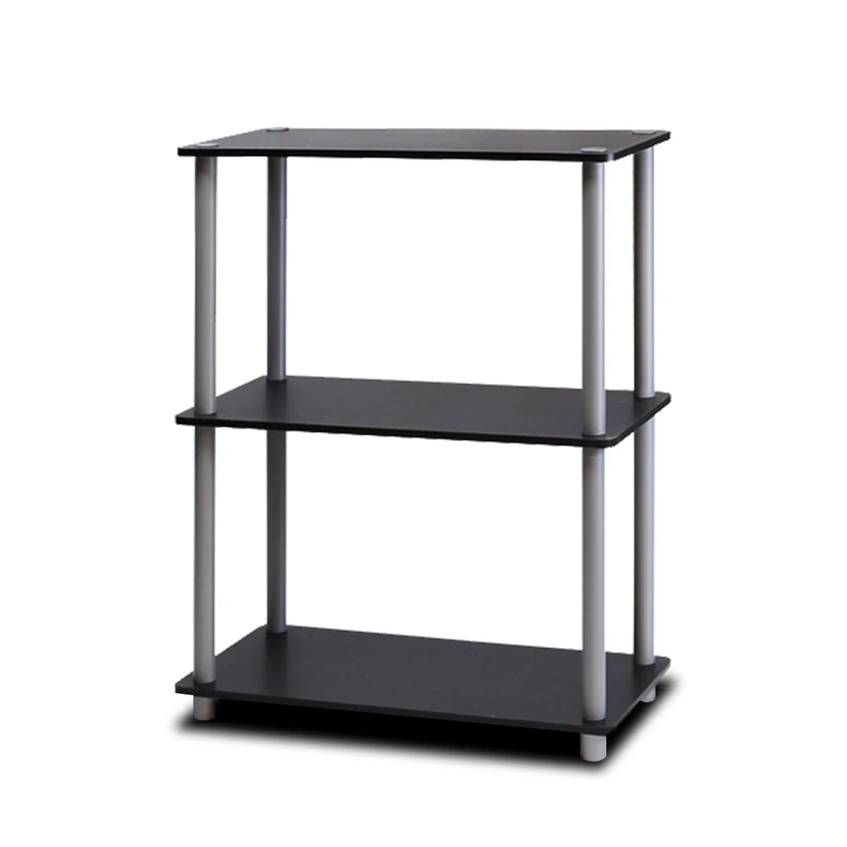 3-Tier Dark Cherry Shelf Display Rack Q3880