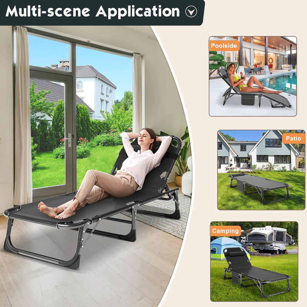 Folding Bed with Mattress and Carry Bag B361187