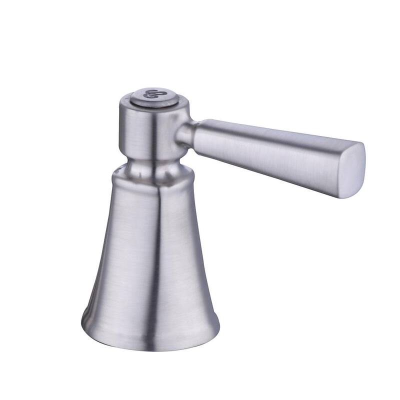 4 in. Centerset Double Handle High-Arc Bathroom Faucet in Brushed Nickel V99587