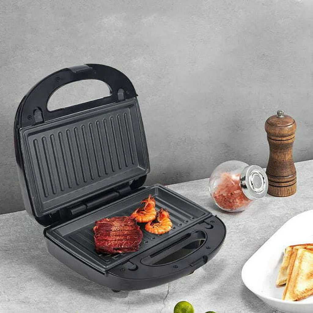 6-in-1 Non-Stick Waffle Maker Panini Press Sandwich Maker U887402